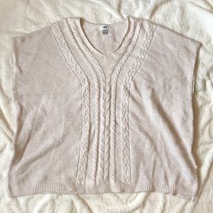 oversized old navy sleeveless sweater